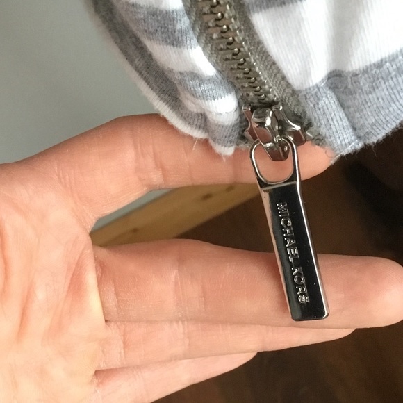 Michael Kors striped cotton short sleeved top - Picture 2 of 7